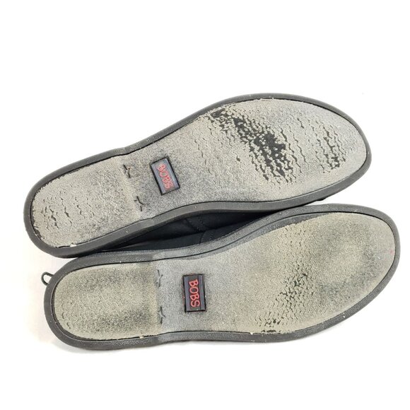 Bobs By Skechers Espadrilles Slip On Shoes Women's Size 10 Black Canvas - Picture 8 of 8